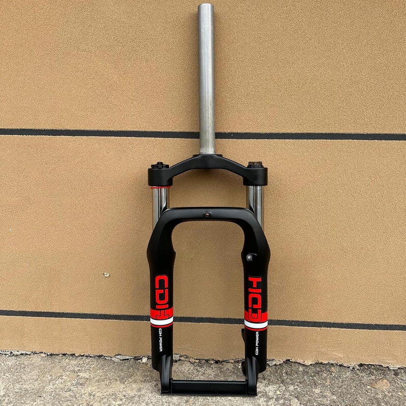 CDHPOWER 20" Bicycle 4.0" Fat Tire Suspension Fork 28.6mm Single Shoulder Straight Tube 1-1/8" Threadless Disc Brake Bike/Tricycle - Image 3